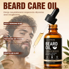 Load image into Gallery viewer, Men's Beard Oil Set, Moisturizing Beard Care Serum for Softening Dry Rough Hair, Enhancing Shine and Smooth Groomed Look

