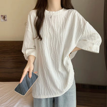 Load image into Gallery viewer, Loose Korean Casual Tee Women
