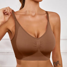 Load image into Gallery viewer, Sports Bras For Women Wireless Soft Workout Bra Full Coverage Push Up Bralettes Seamless Crop Cami Bra For Yoga
