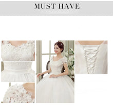 Load image into Gallery viewer, Elegant Lace Ball Gown Wedding Dress
