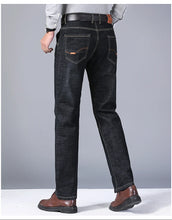 Load image into Gallery viewer, 2025 Men's Jeans Casual Stretch Classic Blue Black Denim Pants Men's Texture Jeans Versatile Item Interprets Denim Fashion offic
