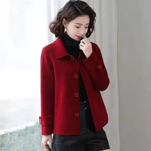 Load image into Gallery viewer, Short Woolen Casual Autumn Coat
