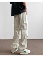 Load image into Gallery viewer, Pants Men's Trendy American Paratrooper Overalls Men's Summer Casual Handsome Outdoor Loose Straight
