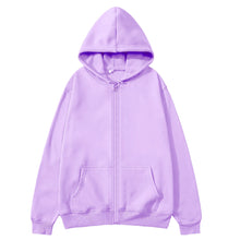Load image into Gallery viewer, Men’s High Street Solid Zip-Up Hoodie
