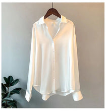 Load image into Gallery viewer, Elegant Silk Touch Office Blouse
