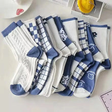 Load image into Gallery viewer, Striped Plaid Sport Socks

