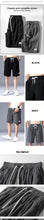 Load image into Gallery viewer, Lce Silk Shorts Men's Thin Sports Cropped Pants Loose Straight Leg Cool Breathable New Fashion Trend Casual XL-XXXL
