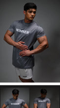 Load image into Gallery viewer, Men Muscle Shirt Slim Fit Bodybuilding Tshirt Men Workout Fitness Shirts Top Tees
