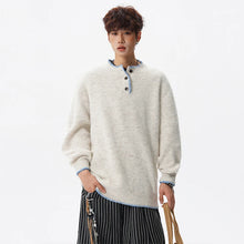 Load image into Gallery viewer, Korean Button Knit Pullover
