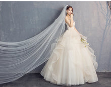 Load image into Gallery viewer, Customized Wedding Dresses New Wedding Gown for Bride Plus Size Wedding Dress Vestido Da Noiva Lace Up
