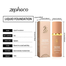 Load image into Gallery viewer, 4 In 1 Foundation Liquid Hydrating Medium Full Coverage Concealer Longwearing Waterproof Foundation Natural Face Makeup
