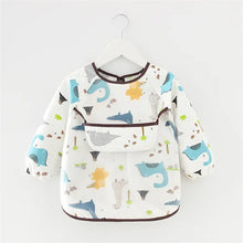Load image into Gallery viewer, Waterproof Long Sleeve Baby Bib
