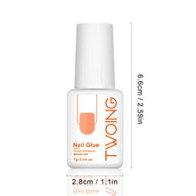 Load image into Gallery viewer, Super Strong Nail Glue For Press On False Nail Tips, Acrylic Fake Nails,Long-lasting Adhesion, Rhinestone Glue With Fast Drying
