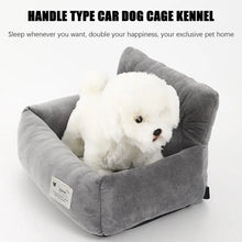 Load image into Gallery viewer, Dog Car Seat Pet Travel Booster Seat with Handle Dog Safety Car Seat Dog Car Bed Dual-Use for Car and Home Travel Carrier Bed
