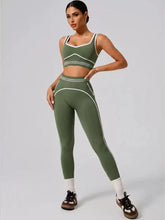Load image into Gallery viewer, Women Yoga Set Sports Bra High Waist Leggings Gym Workout Fitness Activewear Stretch 2 Piece Suit
