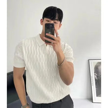 Load image into Gallery viewer, Slim Breathable Summer Knit Polo

