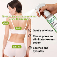 Load image into Gallery viewer, Salicylic Acid 0.5% Body Spray with Glycolic Acid and Panthenol – Korean Skincare Formula for Rough, Bumpy.
