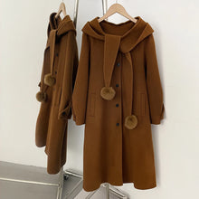 Load image into Gallery viewer, Korean Fur Wool Winter Coat
