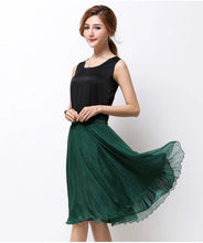 Load image into Gallery viewer, Silk Pleated High Waist Midi
