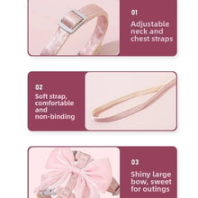 Load image into Gallery viewer, Pet Accessories Adjustable Pet Harness Cute Bow Breathable Dog Chest Strap Escape-Proof Comfort Cat Leash for Dogs Puppy Rabbit
