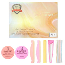 Load image into Gallery viewer, Nail Arts Tool Set With Polishing Wax Natural Nail Manicure Kit 3D Nail Tips Carving Tools For Home Salon Daily Party
