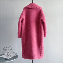 Load image into Gallery viewer, Winter Jacket Women Long Coat  Wool Woven Fabric Thick Warm Outerwear Oversize Fashion Streetwear Teddy Bear Coats
