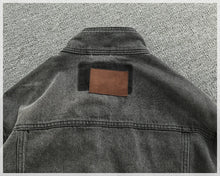 Load image into Gallery viewer, Washed Cargo Denim Jacket

