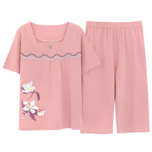 Load image into Gallery viewer, Cotton Cartoon Summer Pajama Set
