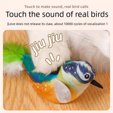 Load image into Gallery viewer, Interactive Cat Toy Electric Simulation Bird With Chirping Sound Flapping Wings Plush Chew Bite Toy For Kittens Cats Pet Supplie
