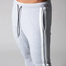 Load image into Gallery viewer, Joggers Men Striped Sweatpants Casual Long Pants Men Fitness Running Workout Track Trousers
