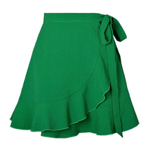 Load image into Gallery viewer, High Waist Chiffon Ruffle Skirt
