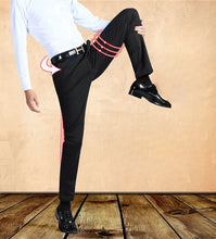 Load image into Gallery viewer, Men’s Classic Black Slim Fit Office Dress Pants
