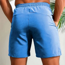Load image into Gallery viewer, UETEEY Summer Shorts Men Gym Sport Running Squat Fitness Workout Man Short Pants Breathable Quick-drying Drawstring Mens Shorts
