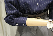 Load image into Gallery viewer, Vintage Striped Loose Shirt Women
