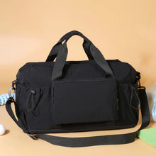 Load image into Gallery viewer, Travel Bag with Large Capacity for Short-Distance Travel, Storage Luggage Bag, Portable Lightweight Crossbody Sports and Fitness Bag for Women, Expandable and Can Be Attached to a Trolley Case
