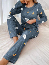 Load image into Gallery viewer, Cloud Print Lounge Pajama Set
