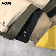 Load image into Gallery viewer, Korean Casual Elastic Cargo Pants
