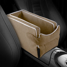 Load image into Gallery viewer, Car Center Console Pet Bed Mat   Fiber Pet Safety Seat  Essential for Cat &amp; Do Travel  Small pet car carrierNon-slip pet car s
