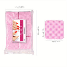 Load image into Gallery viewer, Nail Polish Remover Wipes Nail Cleaning Pads, Non Woven Nail Pads For Women Girl Beauty Salon
