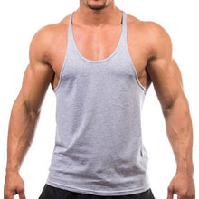 Load image into Gallery viewer, New Style Jogger Gym Singlet Training Bodybuilding Tank Top Vest Shirt Sleeveless Fitness Cotton Shirt For Men
