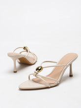 Load image into Gallery viewer, Women's fashionable, elegant, comfortable, simple and versatile high heels, peep-toe breathable slip-on stilettos.
