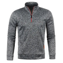 Load image into Gallery viewer, Men Sweatshirts Spring Autumn Pullover Half Zipper Pullover for Male Hoody Outdoor Sweatshit Solid Color Stand Collar
