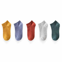 Load image into Gallery viewer, Men’s Cotton Ankle Socks 5-Pair Pack
