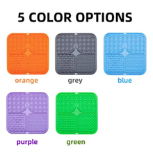 Load image into Gallery viewer, Pet Lick Silicone Mat Dogs Pet Slow Food Plate for Dog Bathing Distraction Silicone Dog Sucker Food Training Dog Feeder Supplies
