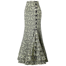 Load image into Gallery viewer, Long Skirts Women Punk Fish Tail Skirt Vintage Gothic New High Waisted Temperament Goth Skirt Festival Party Wear Woman Clothes
