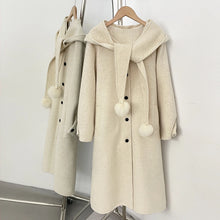 Load image into Gallery viewer, Korean Fur Wool Winter Coat
