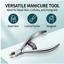 Load image into Gallery viewer, Professional Pedicure Nail Tools: Double Springs Cuticle Trimmer, Sharp Blade Clippers for Nail Art &amp; Care
