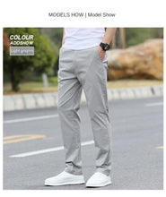 Load image into Gallery viewer, Men's High-Quality Chinos -Cotton Casual Trousers - Breathable Straight Pants (Sizes w28-w40)
