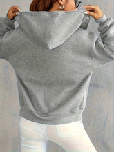 Load image into Gallery viewer, Printed Fleece Zip Hoodie Jacket
