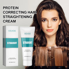 Load image into Gallery viewer, Keratin Hair Straightening Cream Hair Repair Conditioner Reduce Frizzy and Dry Hair Care Set Hair Salon Protein Correction Cream
